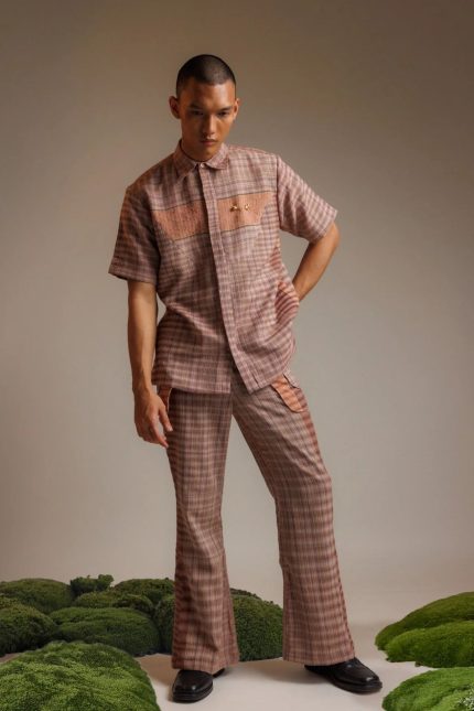 Pink Asah Tenun Shirt