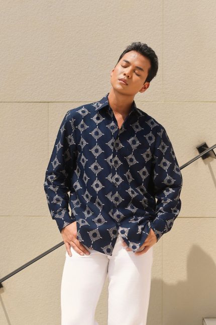 Blue Genta Batik Shirt