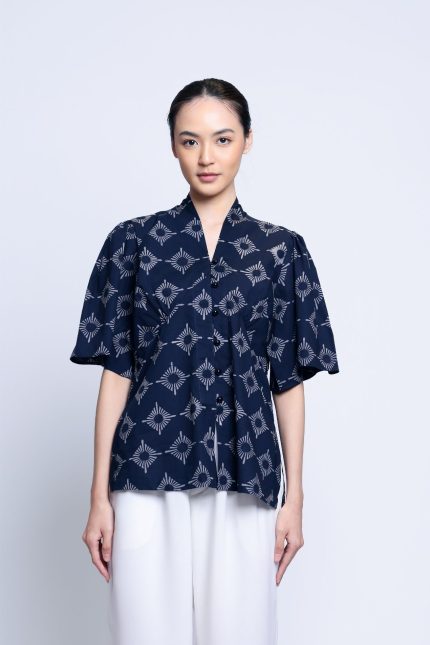 Blue Marore Batik Top