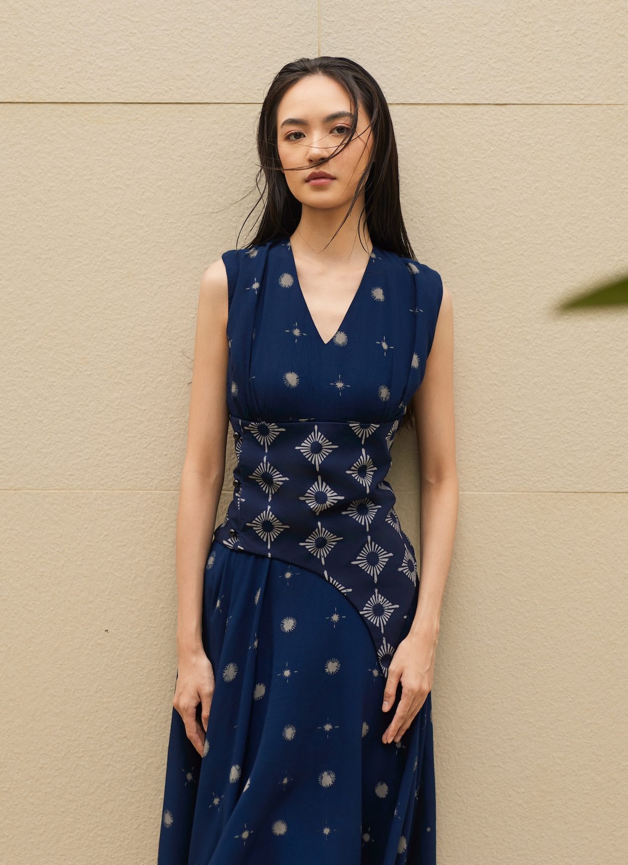 Blue Fei Batik Obi