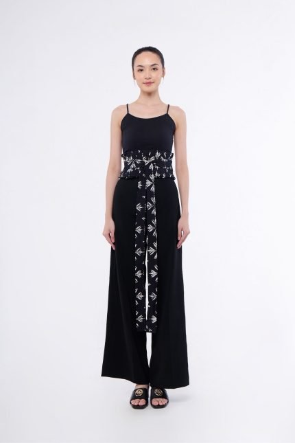 Avani Black Batik Obi Belt